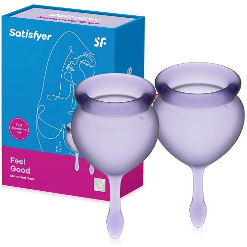 Satisfyer feel good - kubeczek menstruacyjny zestaw 2 szt. - 73402844