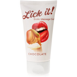 Lick it chocolate 50 ml aromatyzowany żel do masażu całego ciała czekoladowy - 75637333