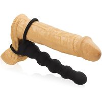 Wibrująca sonda korek analny zakładany na penisa - 78058119 - 2