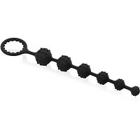 Koraliki analne, silikonowy łańcuszek z masującymi kulkami - 73720282 - 2