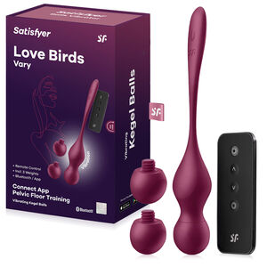 Satisfyer  Love Birds Vary wibrujące kulki gejszy z pilotem - 71360793