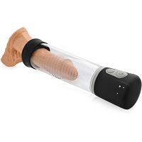 Automatyczna pompka do powiększania penisa, mocne ssanie, 3 poziomy zasysania - 79780605 - 3