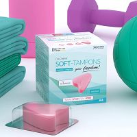 Tampony gąbeczki do używania podczas seksu SOFT TAMPONS 3 szt - 72014322 - 4
