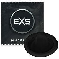 Prezerwatywy z czarnego lateksu EXS BLACK LATEX 12 szt. - 78496749 - 3