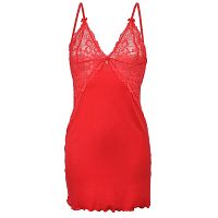 Czerwona koronkowa halka Dkaren Flawia - 79245630 - 3