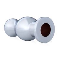 Stalowy korek analny 3,1 cm z otworem anal plug - 71436274 - 4
