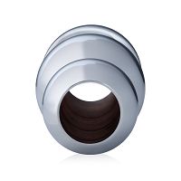 Stalowy korek analny 3,1 cm z otworem anal plug - 71436274 - 2