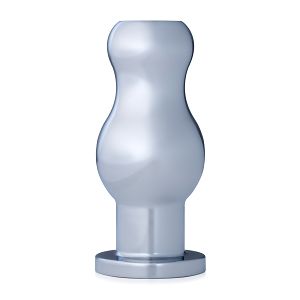 Stalowy korek analny 3,1 cm z otworem anal plug - 71436274