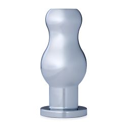 Stalowy korek analny 3,1 cm z otworem anal plug - 71436274