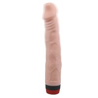 Klasyczny wibrator realistyczny penis z płynną wibracją 22 cm - 79141754 - 5