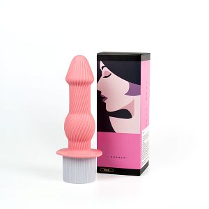 Żebrowane dildo z funkcją napełnienia wodą 16,3 cm - 79225994