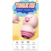 Masażer łechtaczki stymulator świnka wibrator języczek orgazmowy - 6 funkcji - 72721183 - 6