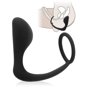 Masażer prostaty korek analny pierścień na penisa - 79045015