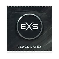 Prezerwatywa z czarnego lateksu EXS BLACK LATEX - 70820901 - 2