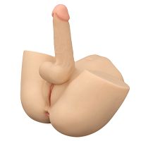 Realistyczna sex lalka unisex z realistycznym penisem sztuczna pochwa i anus - 77195407 - 8