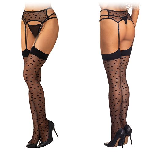 Obsessive Insinne pończochy z wbudowanym pasem S/M/L - 71700838