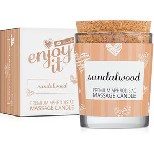 Magnetifico enjoy it! Sandalwood 70 ml - świeca olejek do masażu z feromonami - 79887314