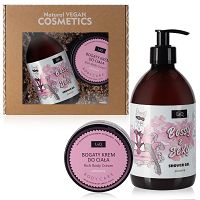 Wegański zestaw kosmetyków PIWONIA żel pod prysznic + krem do ciała - 74593745 - 2