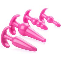 4 korki analne różne rozmiary i kształty sex komplet – 70679811 - 2