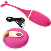 Sterowane pilotem jajko stymulujące do pochwy i anusa - 10 sex funkcji - 73921135 - 2