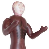 Dmuchana lalka miłości Kickbokser penis 20 cm - 79963850 - 2