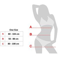 Erotyczny komplet bielizny damskiej z sexy paseczkami – 79761718 - 4