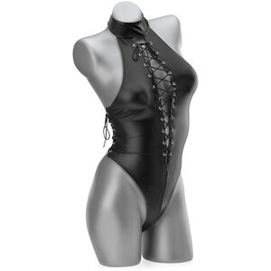 Wiązane body erotyczny strój do seksu z krytym zamkiem w kroku - 78364437
