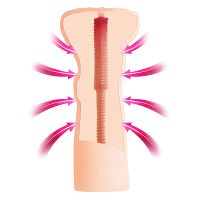 Masturbator z cyberskóry, sztuczny odbyt + pompka ssąca - 75222530 - 5