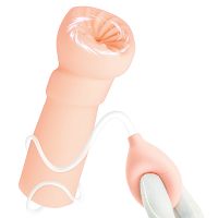 Masturbator z cyberskóry, sztuczny odbyt + pompka ssąca - 75222530 - 6