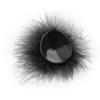 Urocze naklejki na sutki z piórkami do striptizu - 70100592 - 2