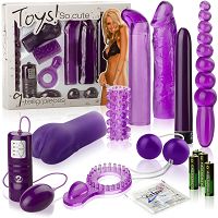 Żelowy zestaw akcesorii z pochwą 