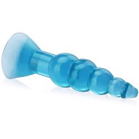 Kulkowy korek analny żelowy plug na przyssawce - 73938528 - 2