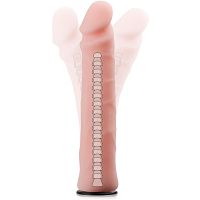 Mega długie dildo z ruchomym rdzeniem, na pasach strap-on – 71933731 - 4