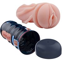 Próżniowy masturbator w tubie sztuczna pochwa z efektem ssania - 78311577 - 5