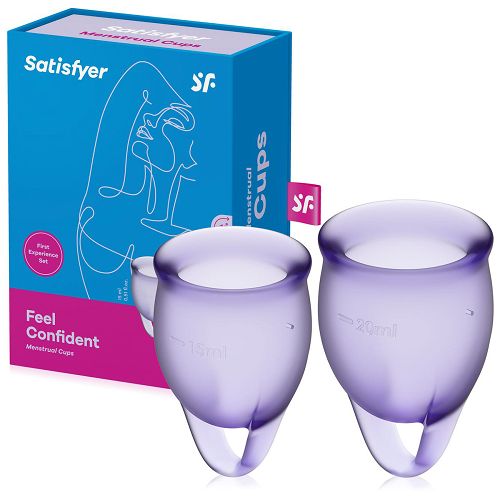 Satisfyer feel confident - kubeczek menstruacyjny zestaw 2 szt. - 70618803