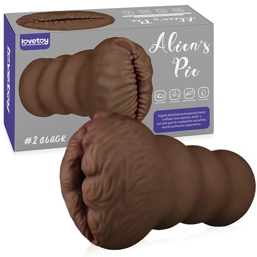 Alien's Pie brązowa sztuczna pochwa masturbator dla mężczyzn - 75472290