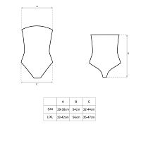 Obsessive seksowny kostium króliczka z sex maską Bunny - 72334151 - 6