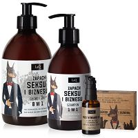 Wegański zestaw dla mężczyzn DOBERMAN żel+mydło+szampon+olejek - 76225120 - 7
