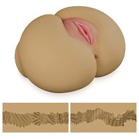 Sztuczna pochwa i anus krągłe jędrne pośladki + stringi - 71645146 - 6
