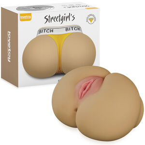 Sztuczna pochwa i anus krągłe jędrne pośladki + stringi - 71645146