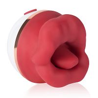 Mastrubator dla kobiet ssące usta z języczkiem do minetki - 73966343 - 2