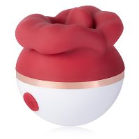 Mastrubator dla kobiet ssące usta z języczkiem do minetki - 73966343 - 4