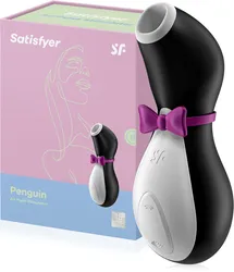 Satisfyer penguin - masażer pingwinek do bezdotykowej stymulacji łechtaczki - 77928485