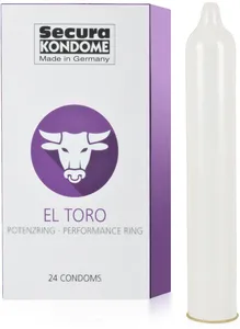 El toro - prezerwatywy z pierścieniem wzmacniającym erekcję 24 szt. - 78006074
