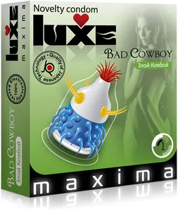 Luxe maxima bad cowboy - prezerwatywy dla łóżkowego kowboja - 72050172 