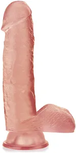 Dildo sprężysty penis z przyssawką intensywna penetracja - 78389710