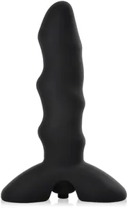 Wibrujący korek analny, silikonowy plug do anusa - erotyczna penetracja - 72541189