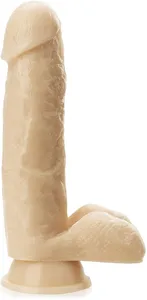 Dildo sprężysty penis z przyssawką intensywna penetracja - 78279858