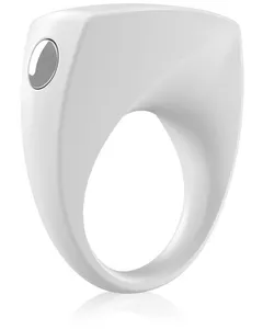 Ovo – biały ring erekcyjny z wibracjami 